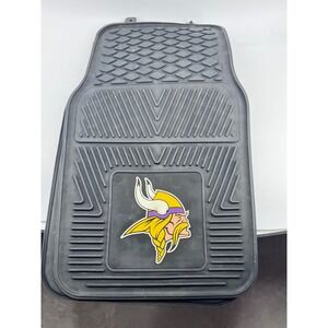New 2 PCS NFL Minnesota Vikings Heavy Duty Vinyl Car Floor Mats Universal Fit